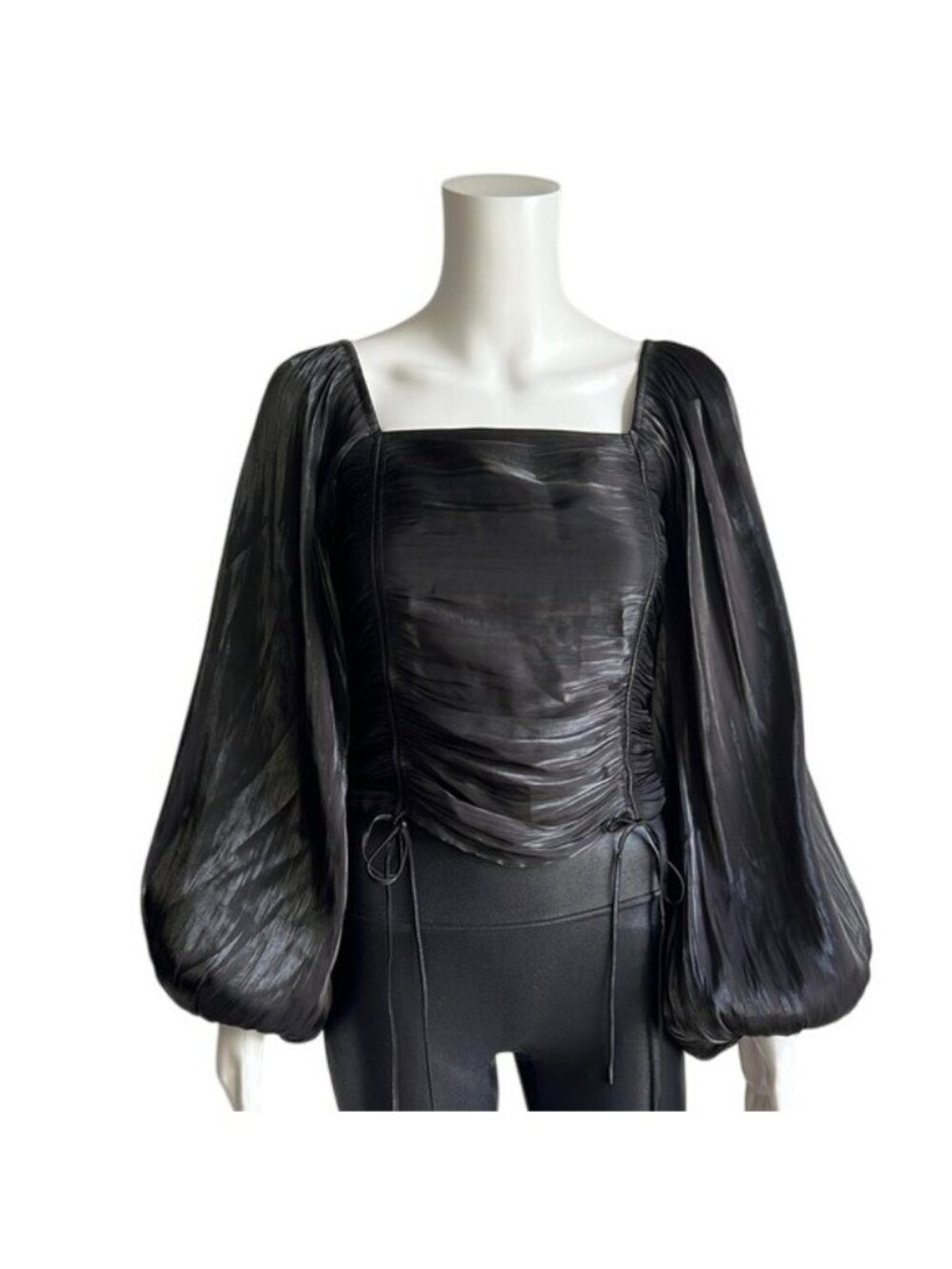 Line & Dot Peyton Blouse in Black - XS